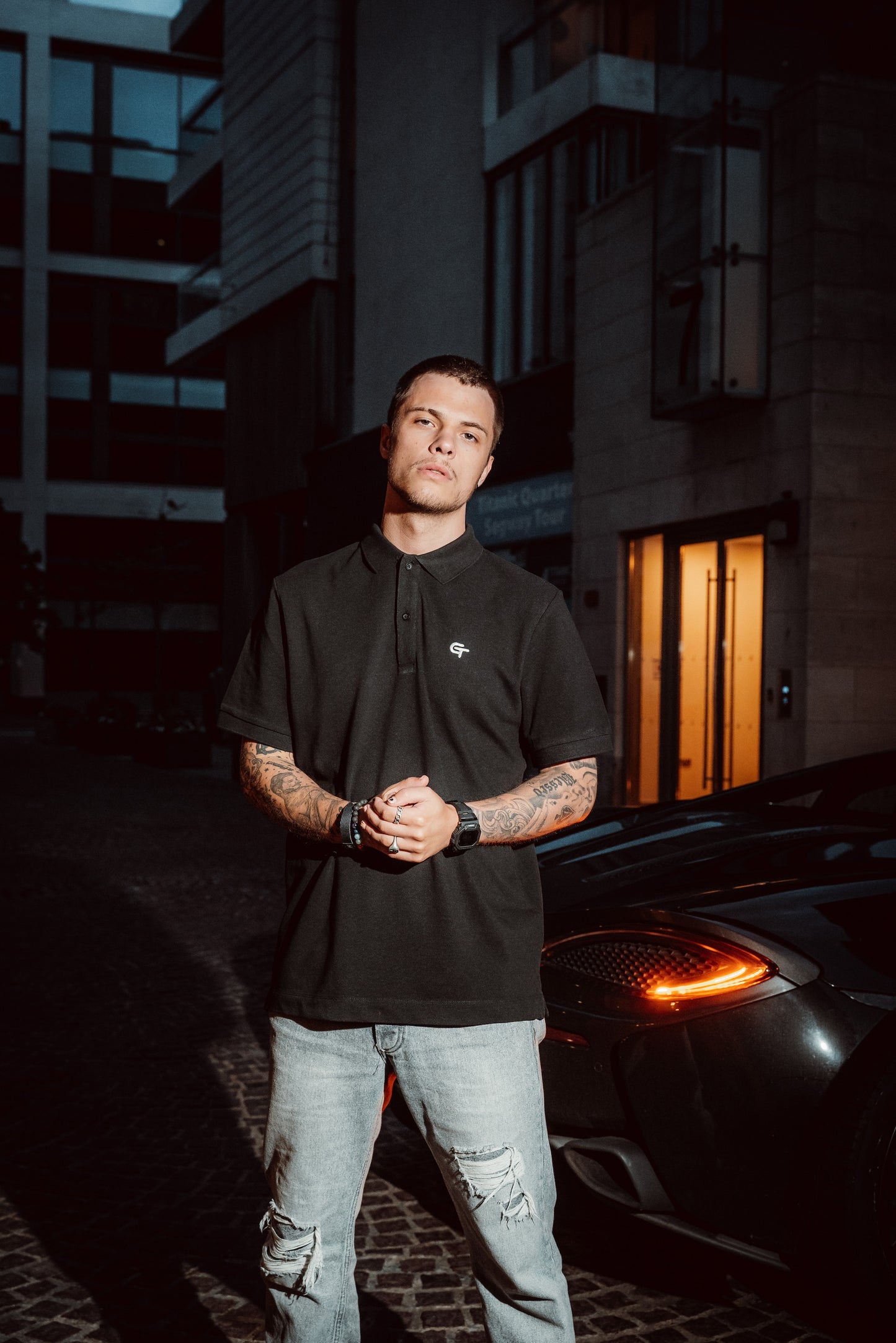 The GT Polo Shirt - Black