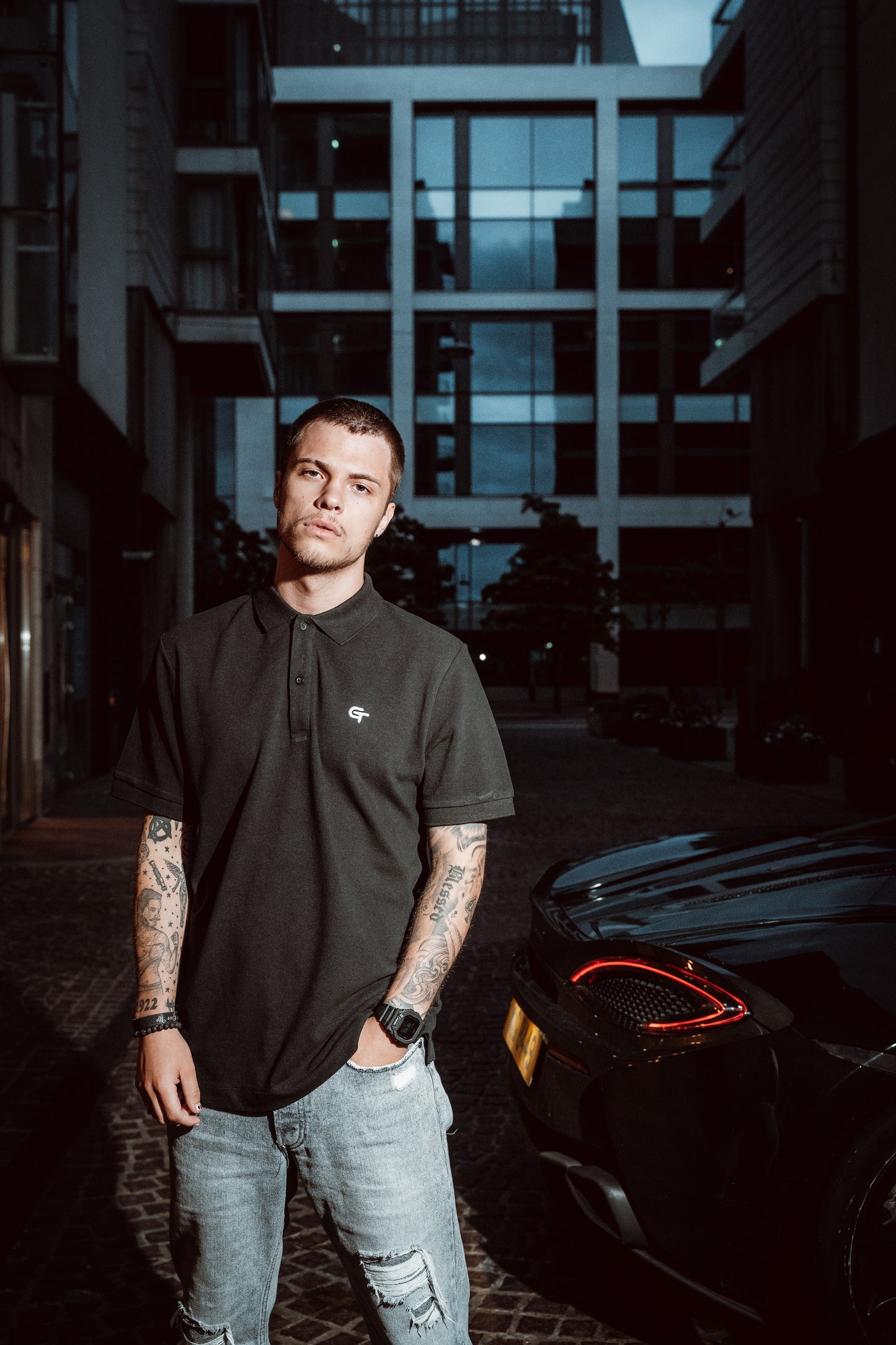 The GT Polo Shirt - Black