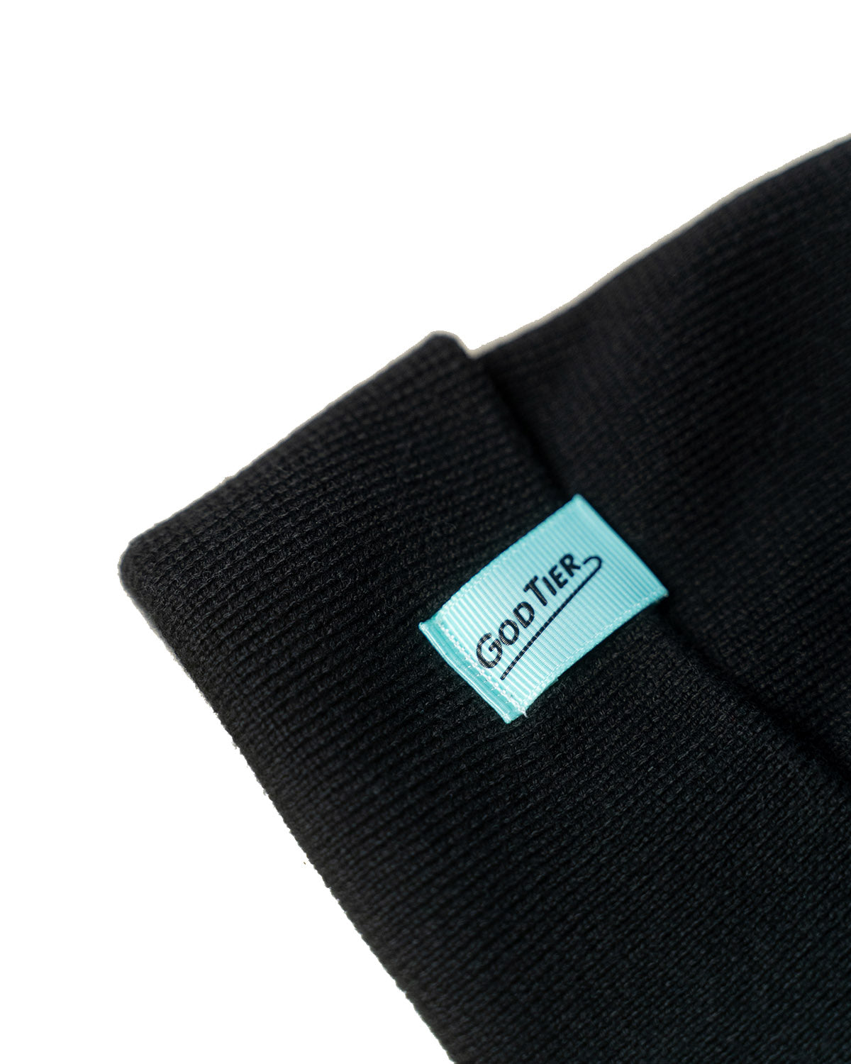 Rib Beanie Black